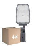 Mehrfachpackung 4x Ledvance LED-Straßenbeleuchtung Area Value klein SPD Aluminium Grau 30W 3900lm 160x58D - 730 Warmweiß | IP66 - Symmetrisch