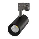 Noxion LED-Schienenstrahler 3-Phasen Ecowhite Aluminium Schwarz 30W 2960lm 36D - 830 Warmwei&szlig; | UGR <19