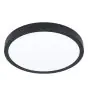 Eglo Deckenleuchte Fueva 6 Plastik Schwarz 14.2W 2000lm - 827-840-865 CCT