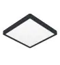 Eglo Deckenleuchte Badezimmerbeleuchtung Fueva 6 Plastik Schwarz 13W 2100lm - 827-840-865 CCT