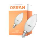 Osram Classic LED E14 Kerze Matt 3.3W 250lm - 840 Kaltweiß | Ersatz Für 25W
