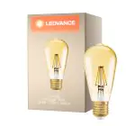 Ledvance Vintage 1906 LED E27 Birne Klar 6.5W 725lm - 824 Extra Warmweiß | Dimmbar - Ersatz für 55W